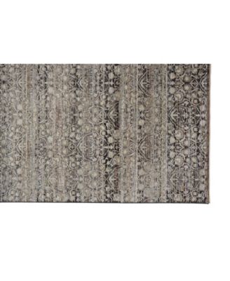 Caprio R3961 Brown 6'7" x 9'6" Area Rug