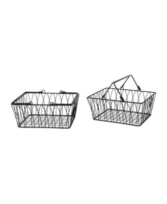 Twist Handled Basket, Medium