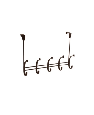 Spectrum Voy Over The Door 5-Hook Rack
