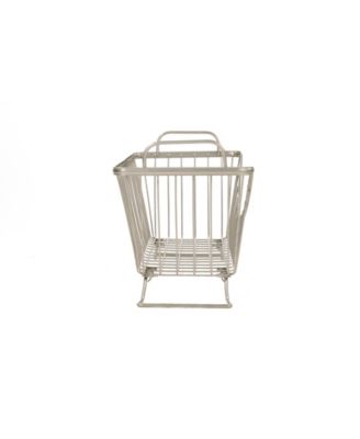 Diversified Ashley Stackable Wire Basket with Raised Feet and Looped Handles, Small