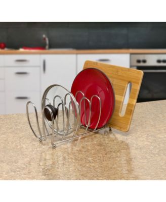Diversified Bloom Kitchen Lid Holder Organizer For Plates, Cutting Boards, Bakeware