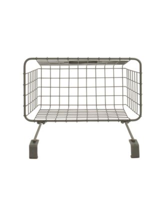 Vintage-like Living Over The Cabinet Basket, Large