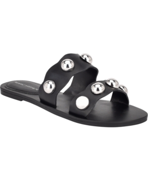 image of Marc Fisher Bocci Ball-Stud Slide Sandals Women-s Shoes