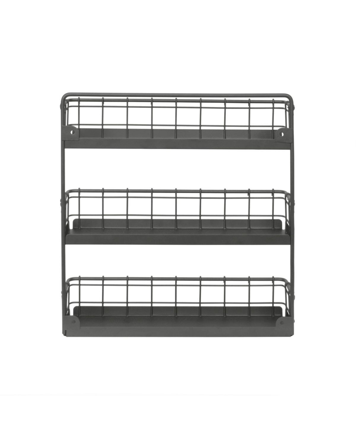 Spectrum Vintage-like Living Wall Mount 3-Tier Spice Rack