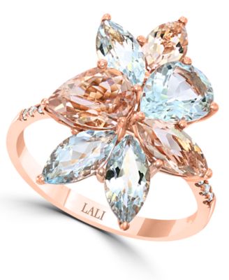 rose gold statement ring