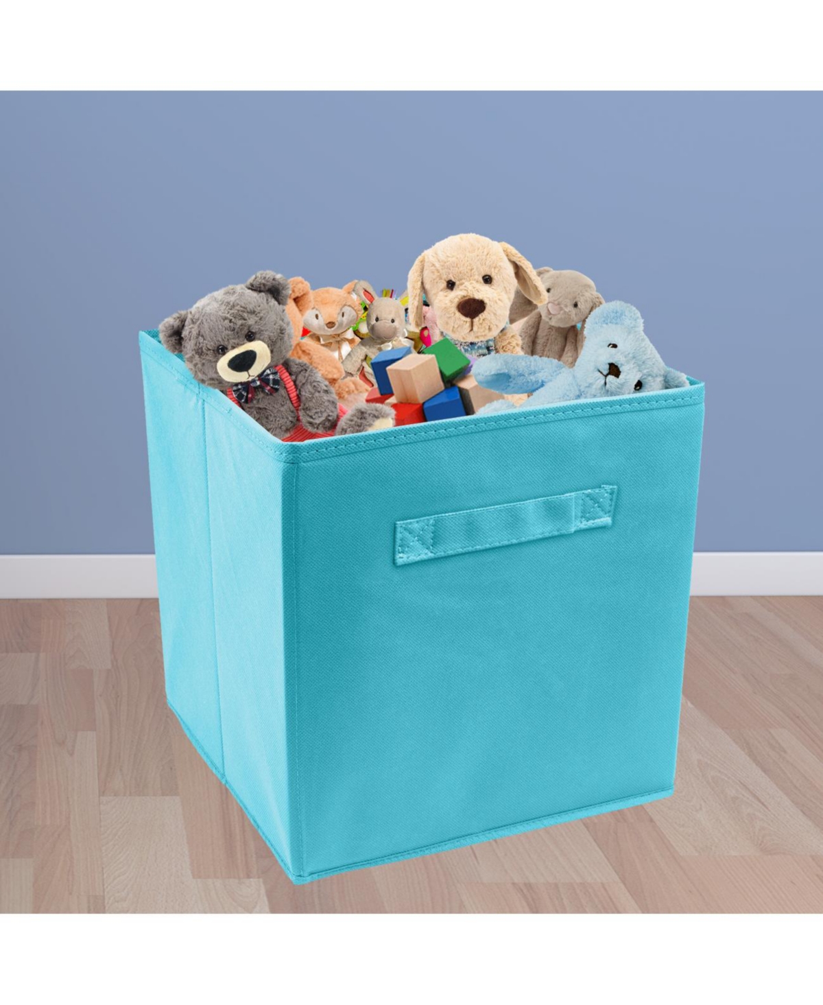 Sorbus 11 Inch 6 Pack Foldable Fabric Storage Cube Bins with Handles - for Organizing Pantry, Closet, Nursery, Playroom, and More