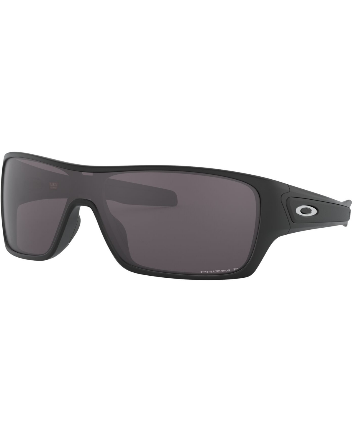 Shop Oakley Polarized Sunglasses, Oo9307-2832 In Matte Black,prizm Grey Polarized