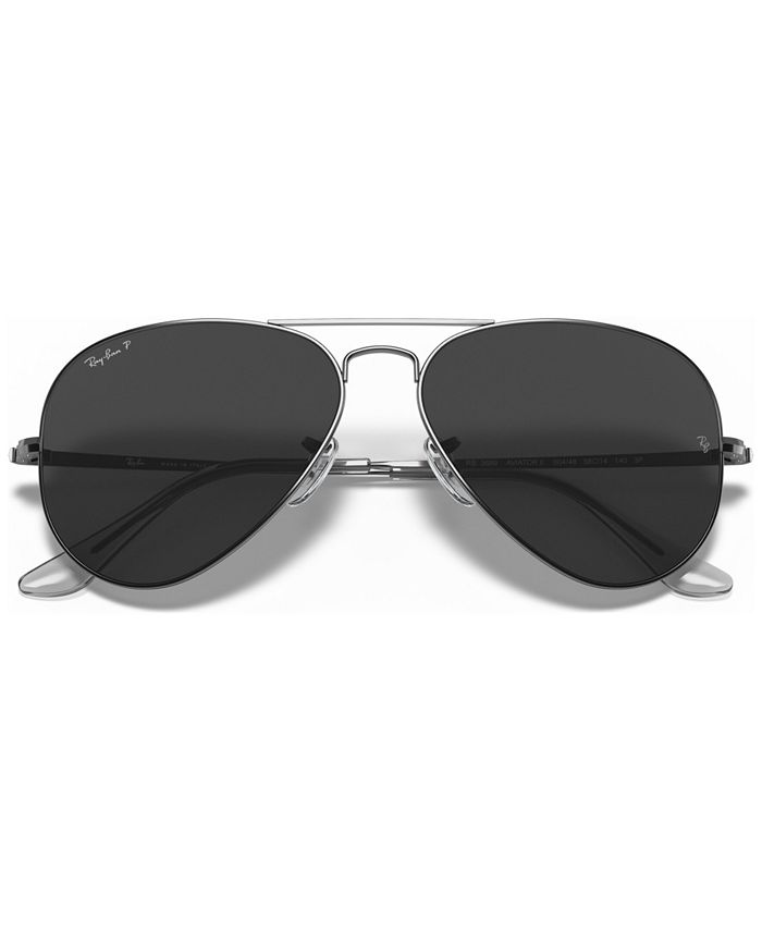 Ray-Ban Unisex Polarized Sunglasses, RB3689 - Macy's