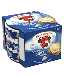 Creamy Swiss Wedge, 8 Count, 3 Pack