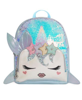 light blue mini backpack