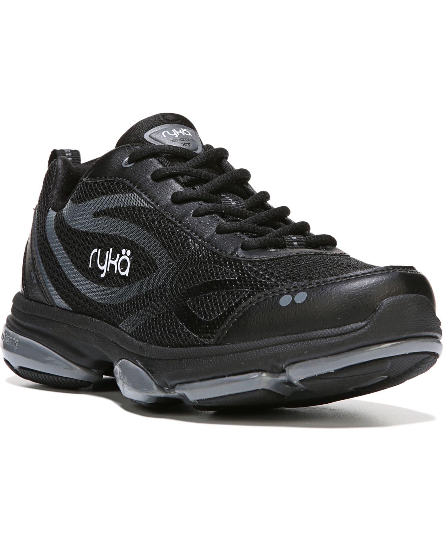 Женские кроссовки Ryka Premium Ryka Devotion XT Training, цвет: Чёрный / Серый — фото 1