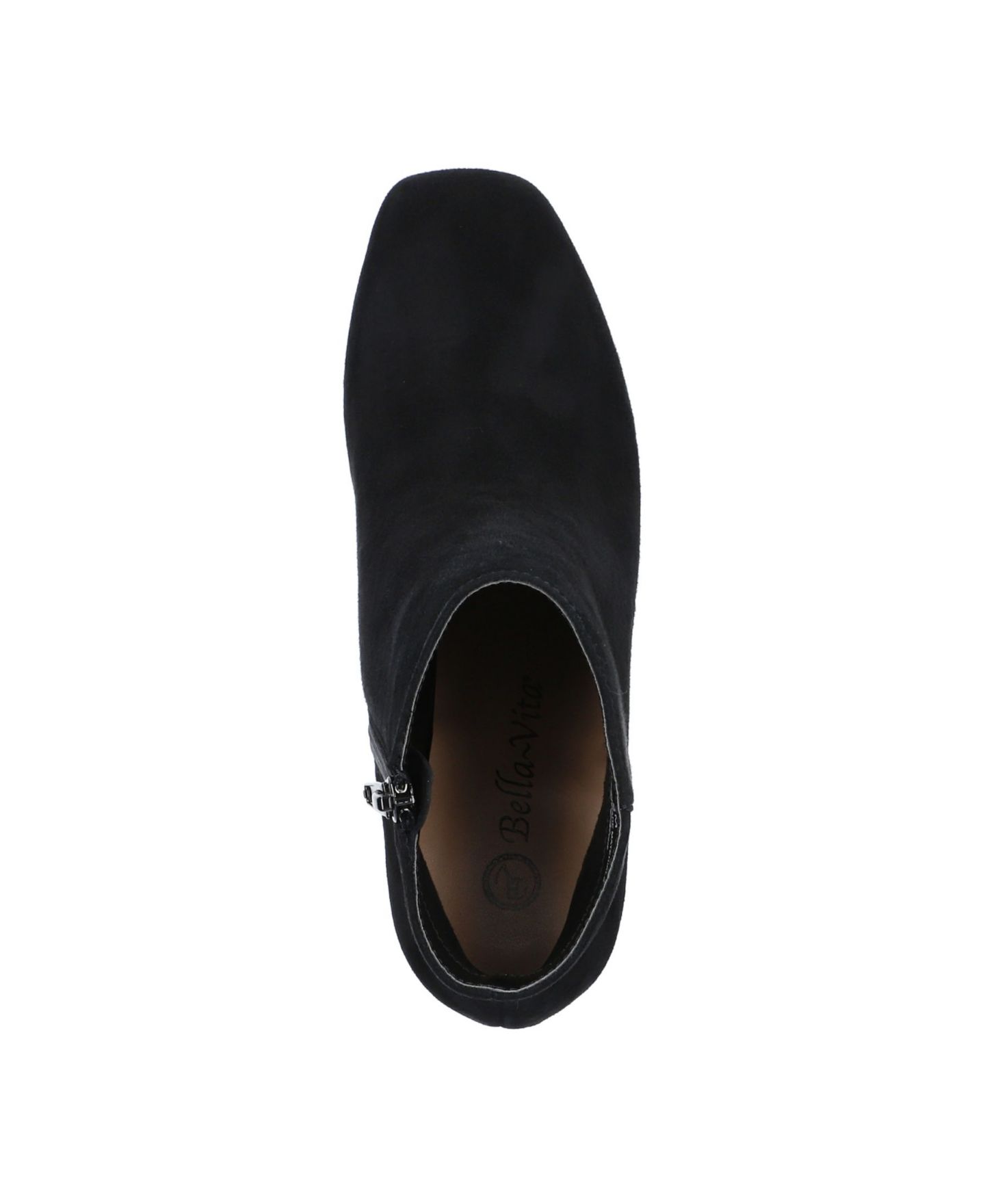 Женские ботинки Bella Vita Square Toe Ankle, цвет: Чёрный кожаный — фото 13