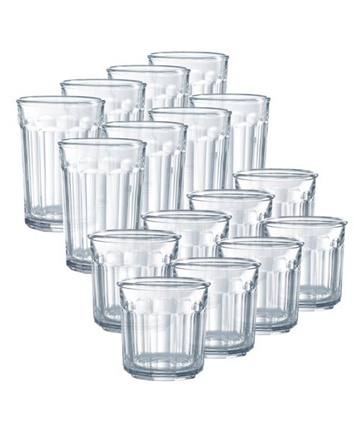 Luminarc Working Glass Tumblers 16 Piece Glassware Set & Reviews