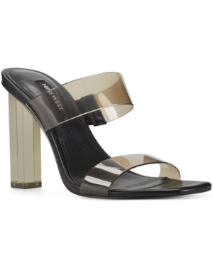 Nine West Women's Zabbi Heeled Slide Sandals Women's Shoes