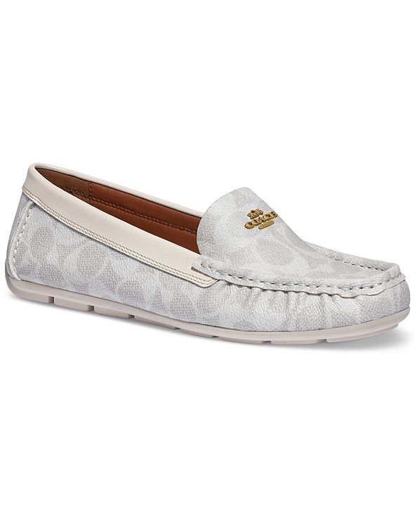 coach marley driver loafers blue