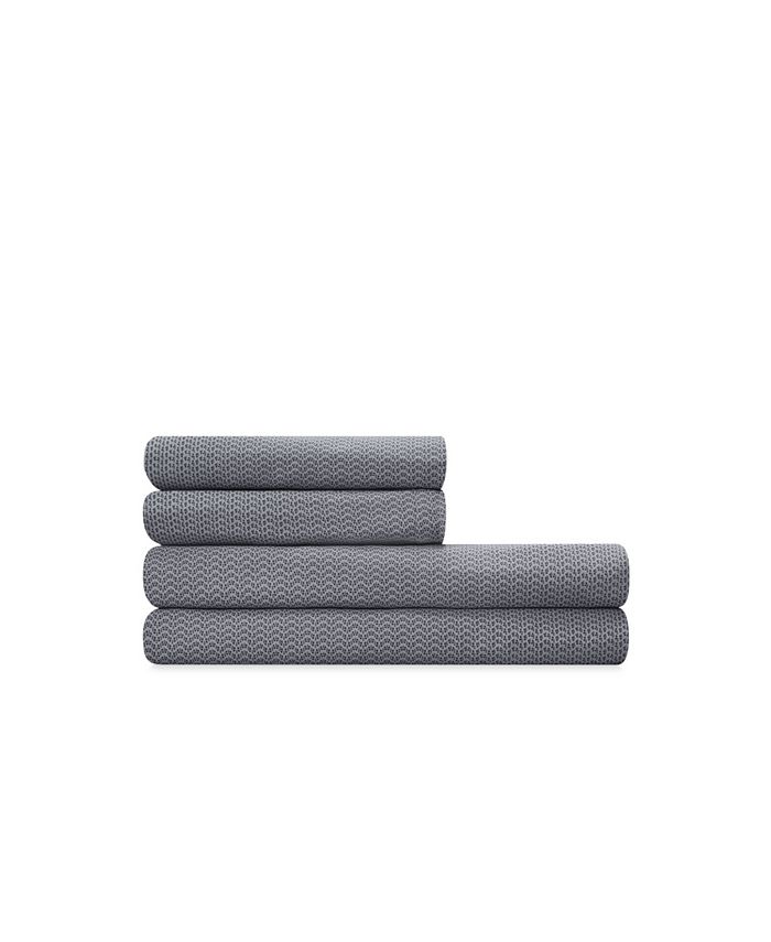Calvin Klein Grid Formation Sheet Set & Reviews - Sheets & Pillowcases -  Bed & Bath - Macy's