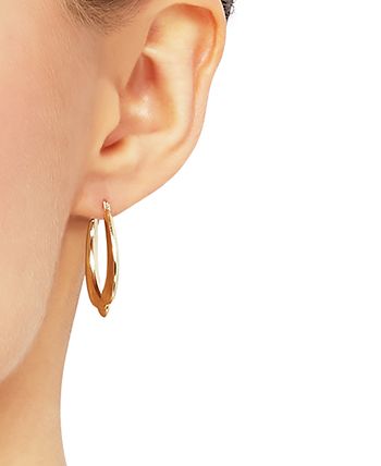 Macy's hoop store earrings large