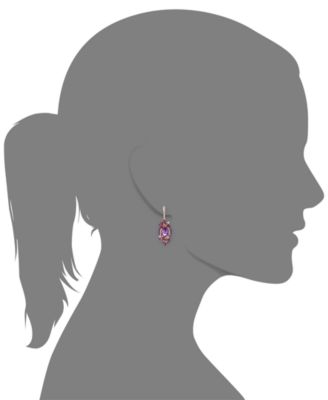 Crazy Collection&reg; Multi-Stone Drop Earrings in 14k Strawberry Rose Gold (13-1/2 ct. t.w.)