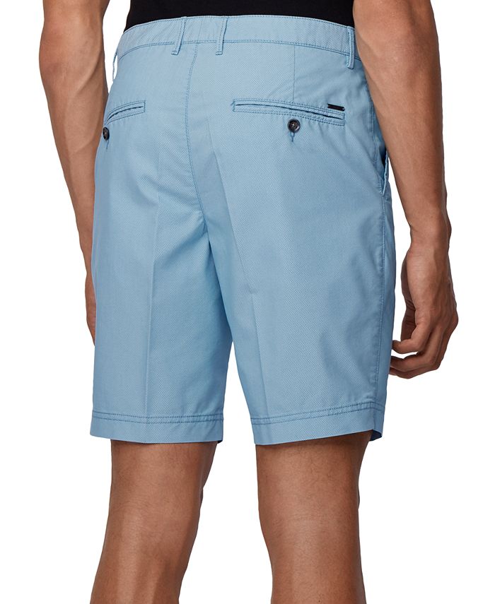 Hugo Boss Men's Turquoise Slice-Shorts - Macy's