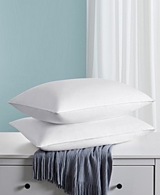 2 Pack White Goose Feather & Down Bed Pillows, Standard Size