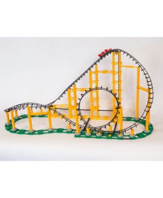 Brick Construction Sidewinder Roller Coaster Building Set