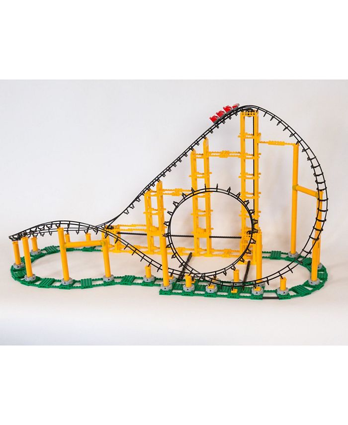 CDX BLOCKS Brick Construction Sidewinder Roller Coaster Building Set ...