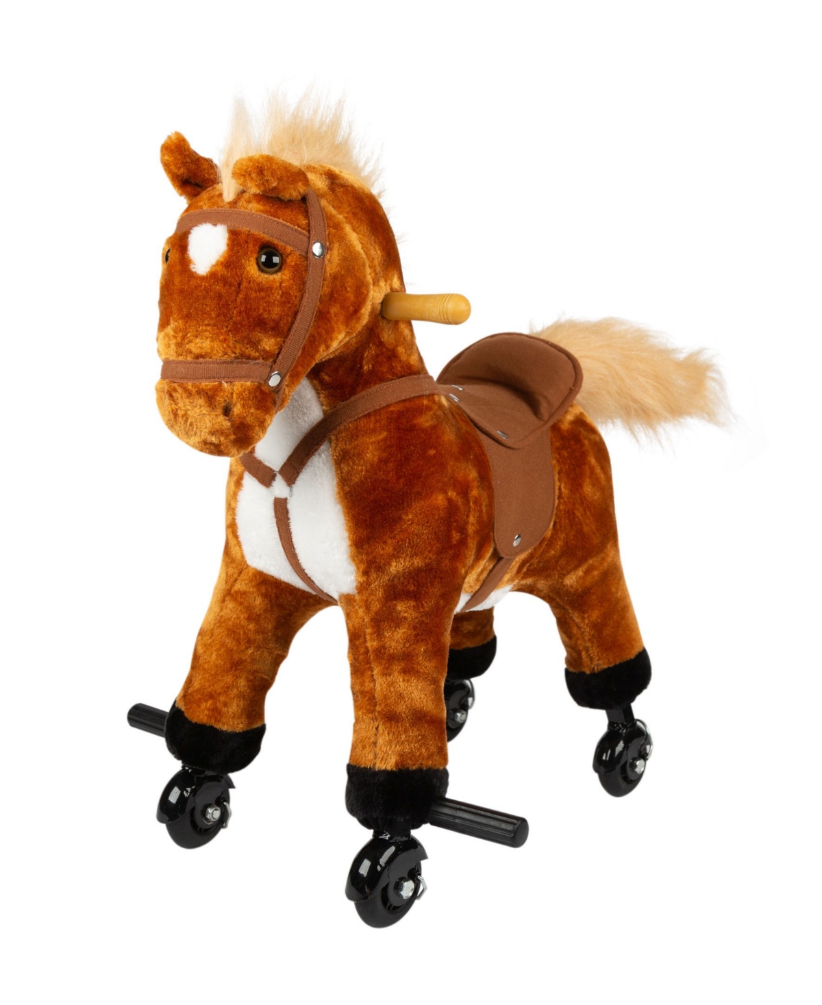 Shop Ponyland Brown Plush Action Pony Giddy-up Walking Horse With Sound