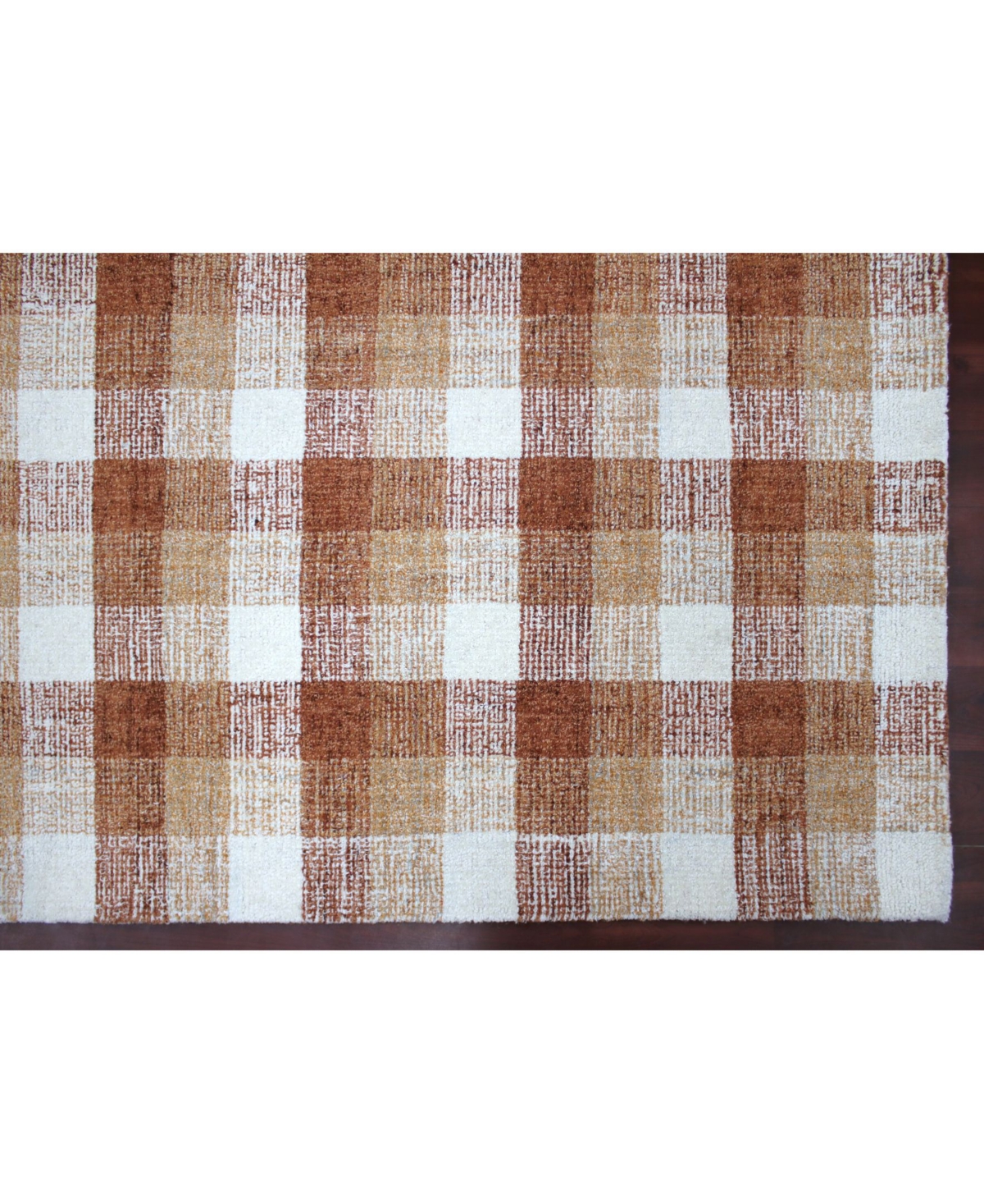 Amer Rugs Tartan Tra-10Area Rug - Orange