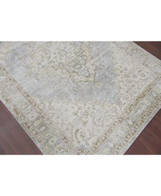 Century CEN-11 Gray/Ivory 5'3" x 7'3" Area Rug