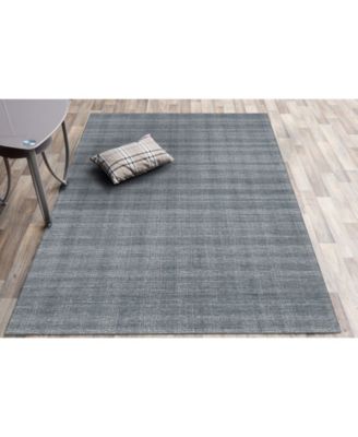 Laurel LAU-3 Gray 7'6" x 9'6" Area Rug