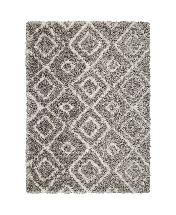 Laura Hill Cambridge Brooks 3A50645 Gray and Ivory 3'9" x 5'4" Area