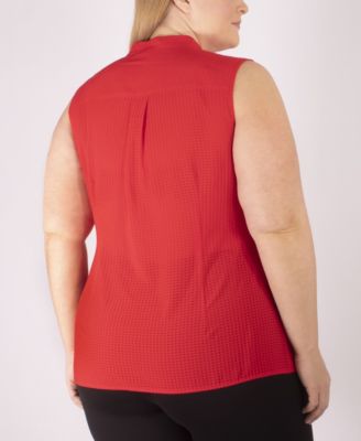 women's plus size sleeveless shirts