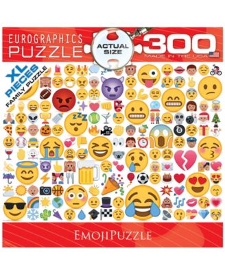 Eurographics Inc Emojipuzzle Xl Pieces Family Puzzle- 300 Pieces