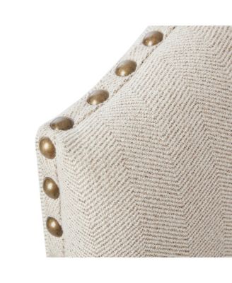 Madison Park Foster Farmhouse Upholstered  High Back Dining Chairs with Skirts. Set of 2