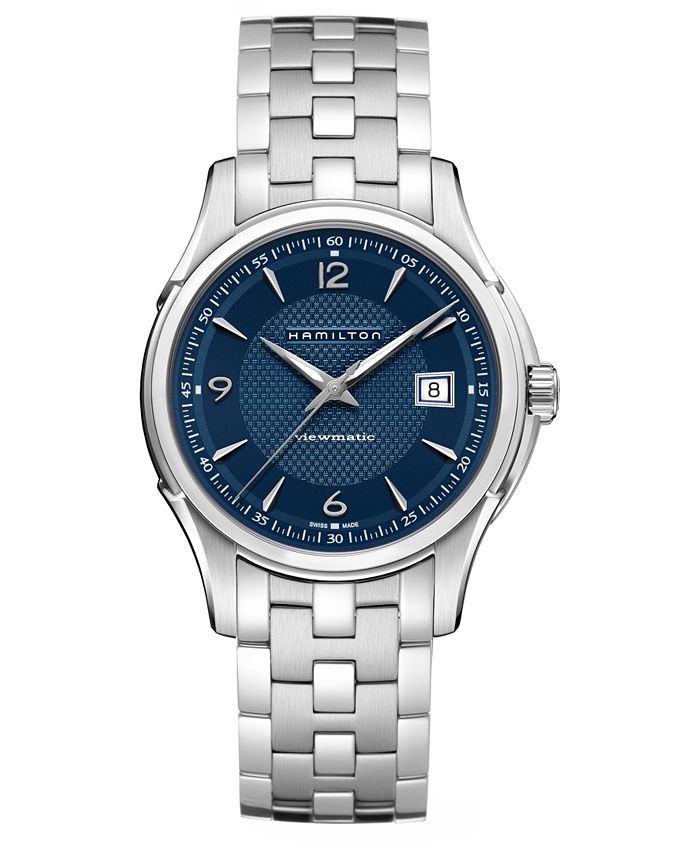 Hamilton - Men's Swiss Automatic Jazzmaster Viewmatic Stainless Steel Bracelet Watch 40mm