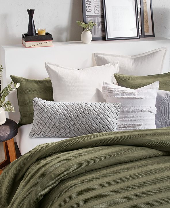 DKNY Avenue Stripe Full/Queen Comforter Mini Set & Reviews - Comforters ...