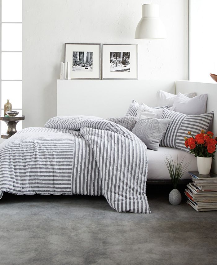 DKNY Clipped Squared King Comforter Mini Set Macy's