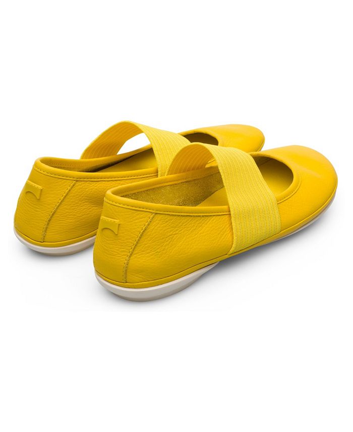 Scarpe Donna Camper Right Nina, Modello Mary Jane In Pelle Di Vitello, Suola In Gomma, Tacco Basso, Lavaggio A Mano