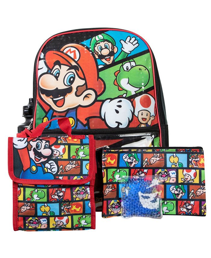 Bioworld Mario Backpack 5 Piece Set Reviews All Kids Accessories Kids Macy S - red hipster scarf roblox