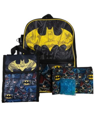 Batman Backpack, 5 Piece Set