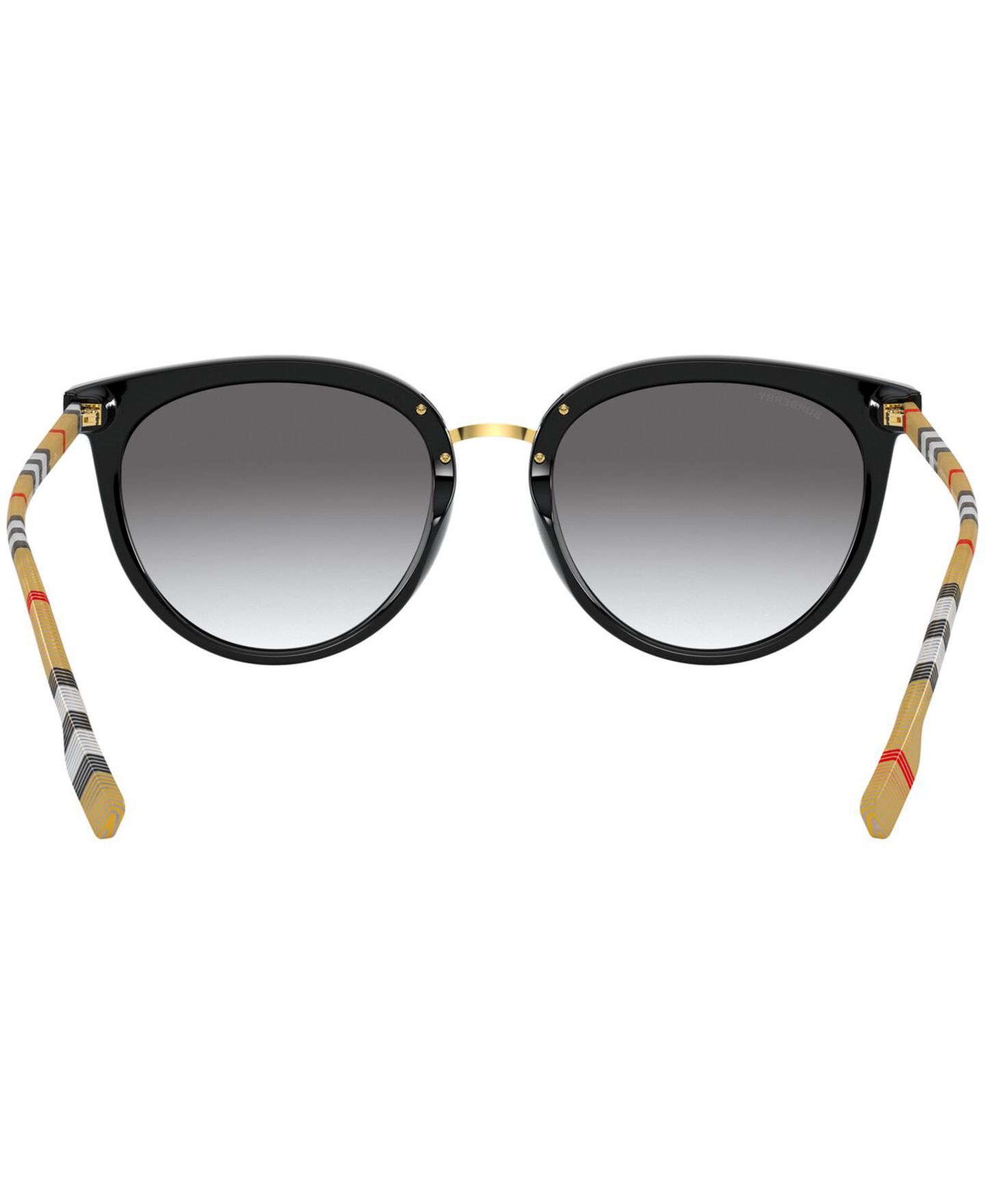 Женские солнцезащитные очки Burberry Sunglasses, 0BE4316, цвет: Чёрный / Серый градиентный — фото 5