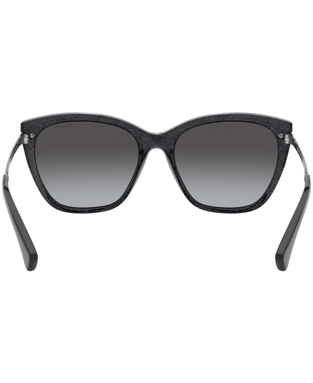 Shop Ralph By Ralph Lauren Ralph Sunglasses, Ra5267 56 In Black Glitter,black Gradient,demo Lens