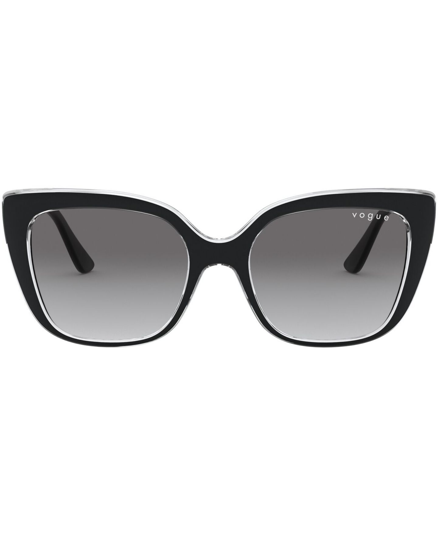 Женские солнцезащитные очки Vogue Eyewear Sunglasses, VO5337S53-Y, цвет: Чёрный / Серый градиентный — фото 2
