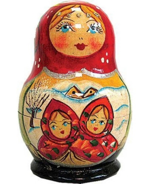 GDeBrekht Fairy Tale 5 Piece Russian Matryoshka Wooden Nested Dolls Set