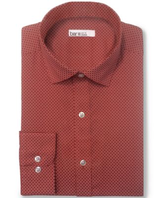 macy's red dress shirt