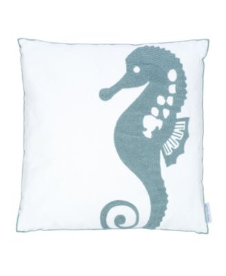 Maui Seahorse Decorative Pillow, 18" x 18"