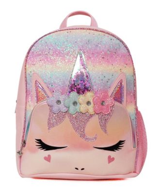 unicorn backpack pink