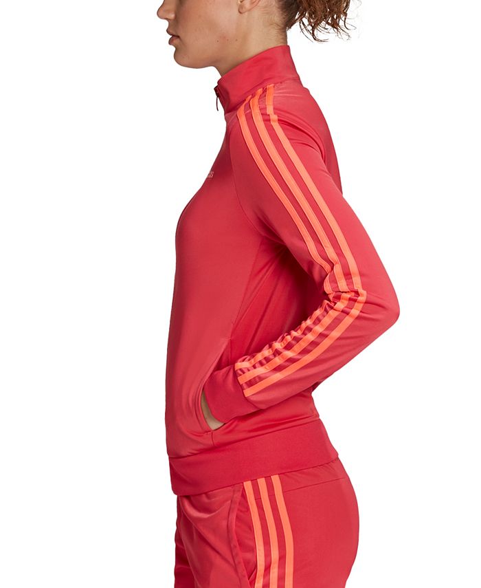 adidas Women's ThreeStripe Tricot Track Jacket Macy's