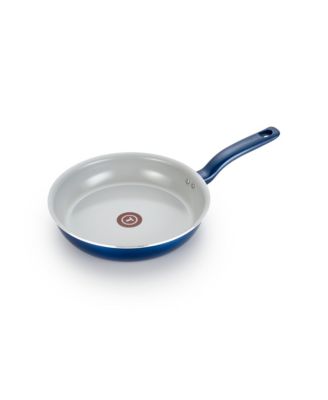 T-Fal Initiatives Ceramic 14-Pc. Cookware Set, Blue