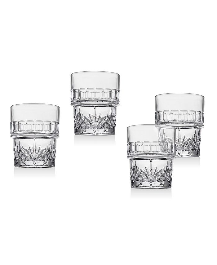 Godinger Dublin Stackable Double Old Fashioned Glass, Set of 4 Macy's